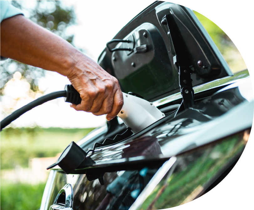 Cargando vehículo eléctrico